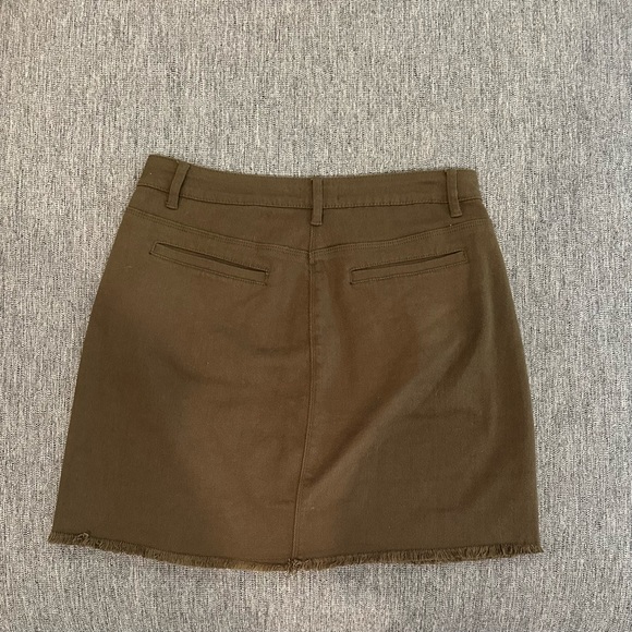 a loves a Army Green Jean Skirt Size 30 - Picture 6 of 6